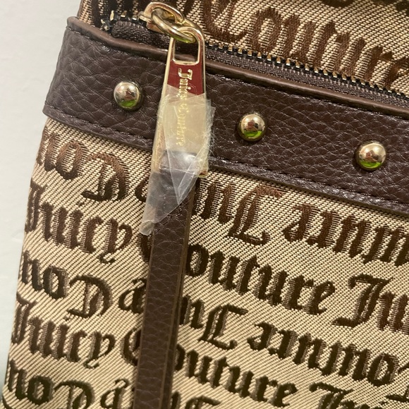 NWT Juicy Couture Cross my Heart Gothic Logo Crossbody Bag - Picture 5 of 13